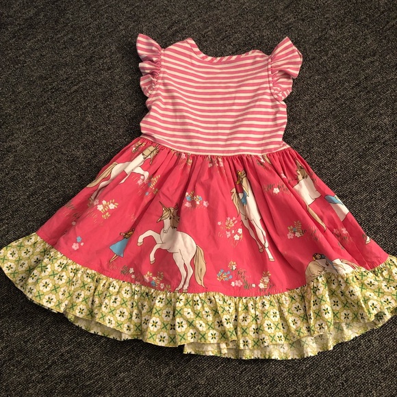 Eleanor Rose Toddler Unicorn Dress - Picture 4 of 5